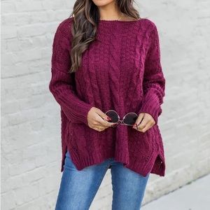2 NWOT Cable Knit Sweater BUNDLE!